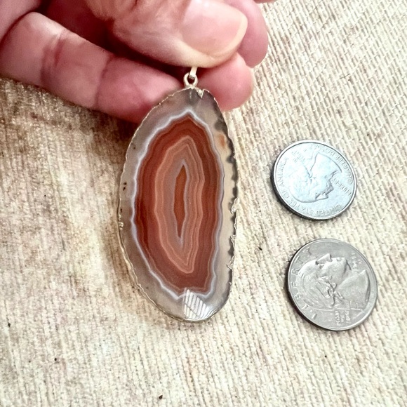 Carnelian Slice Pendant - Picture 5 of 6
